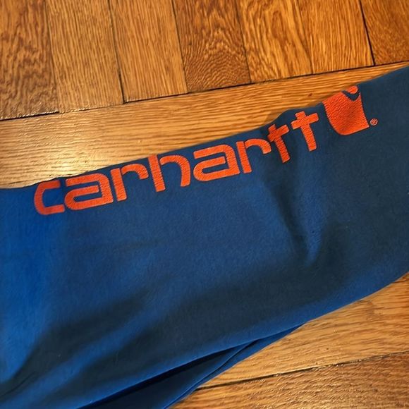 Y2K distressed and‎ faded Carharrt hoodie - Picture 5 of 7